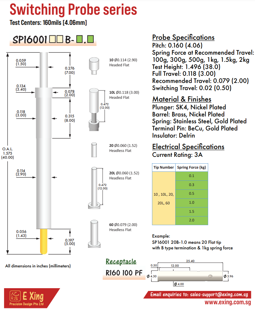 SP16001 XXB